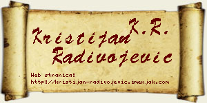 Kristijan Radivojević vizit kartica
